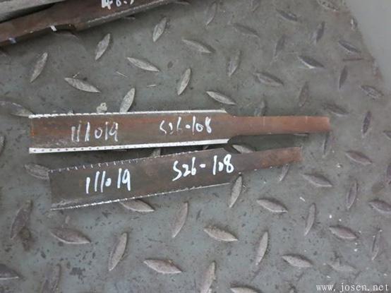 拉伸試驗后的試樣 拉伸試驗后的試樣