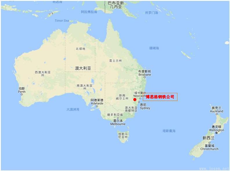 鋼鐵生產商全球分布-大洋洲.jpg 鋼鐵生產商全球分布-大洋洲.jpg